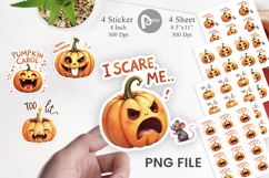 Pumpkin Personalities Sticker Product Image 1