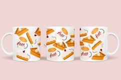 pumpkin pie coffee mug sublimation wrap glass mug wrap svg presized for 11oz and 15oz glass mug are sublimation files