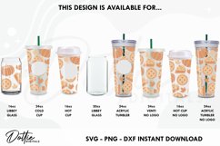 Pumpkin Pie No Hole Starbucks 24oz Acrylic Tumbler Cup SVG Product Image 3