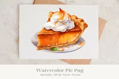 Pumpkin Pie Sublimation Png Thanksgiving Clipart Fall Pie 