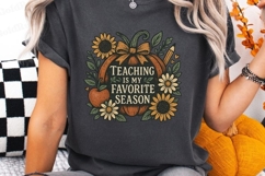 Fall Teacher PNG - Teaching is My Favorite Season, Product Image 2