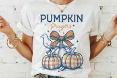 Thanksgiving Pumpkin Quote Clipart | Retro Fall PNG SVG Product Image 2