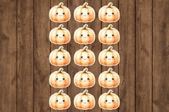 Pumpkin Printable Stickers - PNG Sticker Sheet