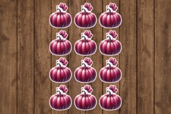 Pumpkin Printable Stickers - PNG Sticker Sheet