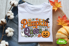 Pumpkin Queen PNG | Fall Sublimation | Fall PNG | Autumn PNG Product Image 2