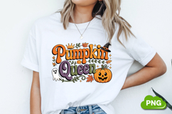 Pumpkin Queen PNG | Fall Sublimation | Fall PNG | Autumn PNG Product Image 3