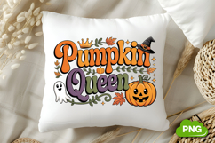 Pumpkin Queen PNG | Fall Sublimation | Fall PNG | Autumn PNG Product Image 4