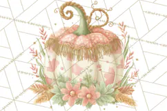 Pastel Pumpkin Rodeo Western Halloween PNG Clipart Product Image 2
