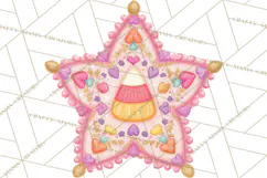 Pastel Pumpkin Rodeo Western Halloween PNG Clipart Product Image 3