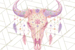 Pastel Pumpkin Rodeo Western Halloween PNG Clipart Product Image 4