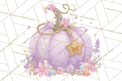 Pastel Pumpkin Rodeo Western Halloween PNG Clipart Product Image 4