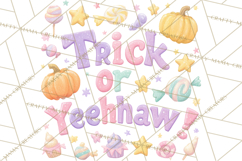 Pastel Pumpkin Rodeo Western Halloween PNG Clipart Product Image 5