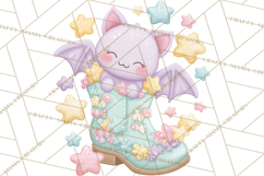 Pastel Pumpkin Rodeo Western Halloween PNG Clipart Product Image 2
