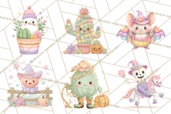Pastel Pumpkin Rodeo Western Halloween PNG Clipart Product Image 6