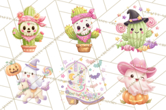 Pastel Pumpkin Rodeo Western Halloween PNG Clipart Product Image 9