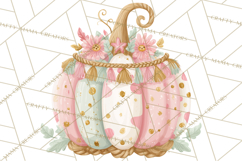 Pastel Pumpkin Rodeo Western Halloween PNG Clipart Product Image 5