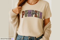 Pumpkin Season Fall SVG PNG T-shirt Design Product Image 2