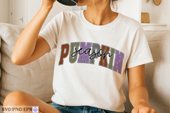 Pumpkin Season Fall SVG PNG T-shirt Design Product Image 3