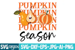 Pumpkin Season SVG Design | Pumpkin Season Sublimation SVG 