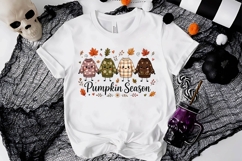 Pumpkin Season Cute Cozy Sweater PNG Sublimation Design Product Image 2