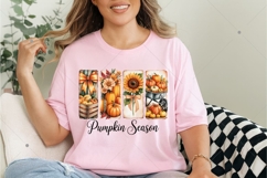 Pumpkin Season PNG, Coquette Fall Pumpkin Png, Floral Fall Product Image 5