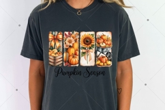 Pumpkin Season PNG, Coquette Fall Pumpkin Png, Floral Fall Product Image 6