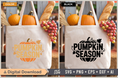Pumpkin Season SVG File | Fall SVG | Autumn SVG Product Image 2