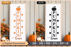 Pumpkin Season SVG File | Fall Porch Sign | Fall Sign Product Image 3