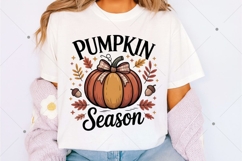 Pumpkin Season PNG, Fall Vibes PNG, Fall PNG, Varsity Design Product Image 3