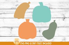 Pumpkin SVG | Halloween Gourd T-Shirt Design Product Image 1