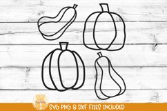 Pumpkin SVG | Halloween Gourd T-Shirt Design Product Image 1