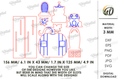 Pumpkin Shelf Sitter Laser Cut. Stand decor SVG Product Image 2