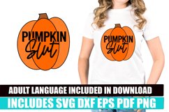 Pumpkin Sl-t Funny Fall SVG Product Image 2