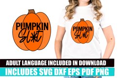 Pumpkin Sl-t Funny Fall SVG Product Image 1