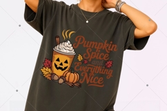 Pumpkin Spice and Everything Nice PNG, Fall Sublimation Product Image 7