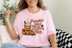 Pumpkin Spice and Everything Nice PNG, Fall Sublimation Product Image 9