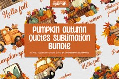 Pumpkin Autumn Sublimation Product Image 1