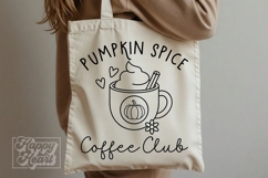 Pumpkin Spice Coffee Club SVG PNG - Thanksgiving SVG - Fall Product Image 3