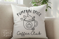 Pumpkin Spice Coffee Club SVG PNG - Thanksgiving SVG - Fall Product Image 5