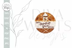 Happy Pumpkin Spice Season SVG Pumpkin Spice SVG Funny Fall Product Image 2
