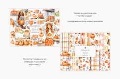 GlamArtZhanna, Pumpkins paper, Pumpkins pattern, Pumpkins background, Pumpkin Spice paper, Autumn farm paper, Orange plaid paper, Orange plaid pattern, Checkered paper, Checkered pattern, Checkered background, Plaid background, Autumn digital paper, Autum