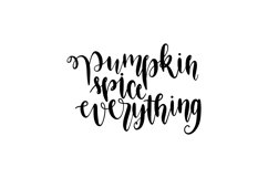 Pumpkin spice everything SVG Cut File Product Image 1