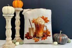 Pumpkin Spice Latte Sublimation | Autumn Shirt Print Product Image 2