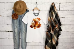 Pumpkin Spice Latte Sublimation | Autumn Shirt Print Product Image 5