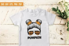 Cow Print Mom life Kid life Svg | Momlife Svg | Messy Bun Product Image 6