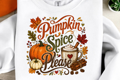 Pumpkin Spice Please PNG Product Image 1