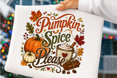 Pumpkin Spice Please PNG Product Image 3