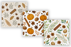 pumpkin spice pattern, digital paper fall, warm brown background, cream tones design, cozy autumn theme, coffee time wallpaper, thanksgiving decor pattern, seasonal spice design, watercolor pumpkin background, rustic kitchen decor, november festive vibes,