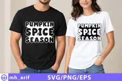Pumpkin Spice Season Halloween Fall Quote PNG T-shirt Design Product Image 1