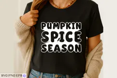 Pumpkin Spice Season Halloween Fall Quote PNG T-shirt Design Product Image 2